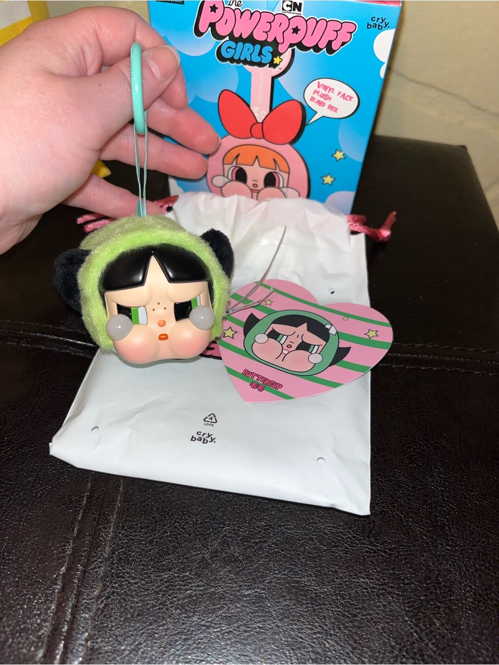 POP MART Powerpuff Girls VinyPOP MART Powerpuff Girls Vinyl Face Plush Blind Box